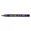Dekormarker, 0,9-1,3 mm, UNI "Posca PC-3ML", fényes lila 1 db