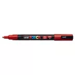 Dekormarker, 0,9-1,3 mm, UNI "Posca PC-3M", piros 1 db