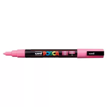   Dekormarker, 0,9-1,3 mm, UNI "Posca PC-3M", rózsaszín 1 db