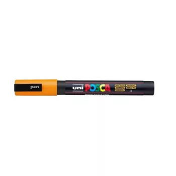   Dekormarker, 0,9-1,3 mm, UNI "Posca PC-3M", ragyogó sárga 1 db