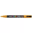 Dekormarker, 0,9-1,3 mm, UNI "Posca PC-3M", ragyogó sárga 1 db