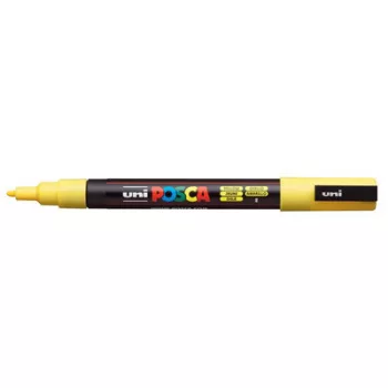   Dekormarker, 0,9-1,3 mm, UNI "Posca PC-3M", sárga 1 db