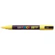 Dekormarker, 0,9-1,3 mm, UNI "Posca PC-3M", sárga 1 db