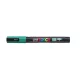 Dekormarker, 0,9-1,3 mm, UNI "Posca PC-3M", smaragdzöld 1 db