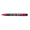 Dekormarker, 0,9-1,3 mm, UNI "Posca PC-3M", sötétpiros 1 db