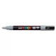 Dekormarker, 0,9-1,3 mm, UNI "Posca PC-3M", szürke 1 db