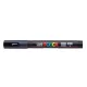 Dekormarker, 0,9-1,3 mm, UNI "Posca PC-3M", tengerkék 1 db