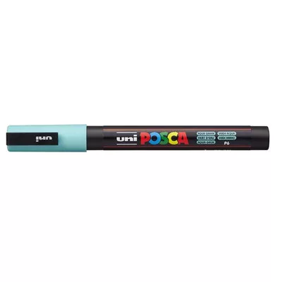 Dekormarker, 0,9-1,3 mm, UNI "Posca PC-3M", tengerzöld 1 db