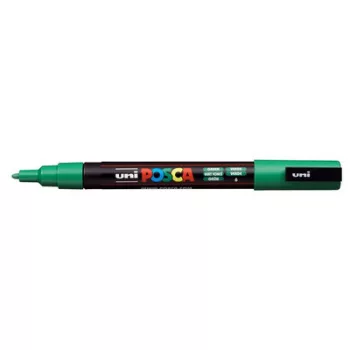   Dekormarker, 0,9-1,3 mm, UNI "Posca PC-3M", zöld 1 db