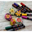 Dekormarker készlet, 1,8-2,5 mm, UNI "Posca PC-5M", 16 különböző szín 16 db