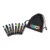 Dekormarker készlet, 1,8-2,5 mm, UNI "Posca Pouch PC-5M", 8 különböző szín, tartóval 8 db