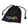 Dekormarker készlet, 1,8-2,5 mm, UNI "Posca Pouch PC-5M", 8 különböző szín, tartóval 8 db