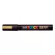 Dekormarker, 1,8-2,5 mm, UNI "Posca PC-5M", arany 1 db