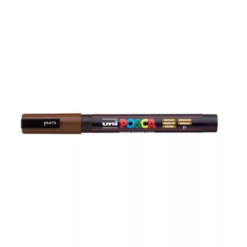   Dekormarker, 1,8-2,5 mm, UNI "Posca PC-5M", barna 1 db