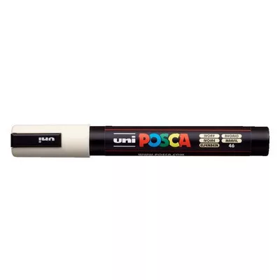 Dekormarker, 1,8-2,5 mm, UNI "Posca PC-5M", barack 1 db