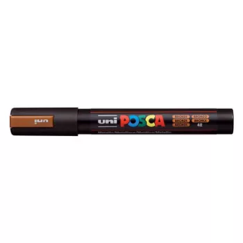  Dekormarker, 1,8-2,5 mm, UNI "Posca PC-5M", bronz 1 db
