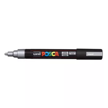   Dekormarker, 1,8-2,5 mm, UNI "Posca PC-5M", ezüst 1 db