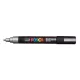 Dekormarker, 1,8-2,5 mm, UNI "Posca PC-5M", ezüst 1 db