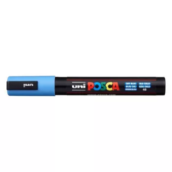   Dekormarker, 1,8-2,5 mm, UNI "Posca PC-5M", égszínkék 1 db