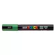 Dekormarker, 1,8-2,5 mm, UNI "Posca PC-5M", erdőzöld 1 db