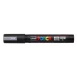 Dekormarker, 1,8-2,5 mm, UNI "Posca PC-5M", ezüst 1 db
