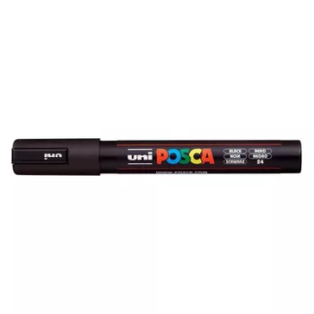   Dekormarker, 1,8-2,5 mm, UNI "Posca PC-5M", fekete 1 db