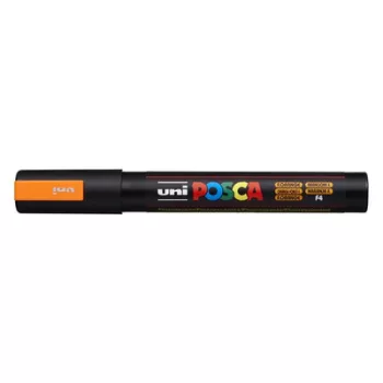   Dekormarker, 1,8-2,5 mm, UNI "Posca PC-5M", fluor narancs 1 db