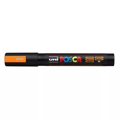 Dekormarker, 1,8-2,5 mm, UNI "Posca PC-5M", fluor narancs 1 db