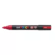 Dekormarker, 1,8-2,5 mm, UNI "Posca PC-5M", fluor piros 1 db