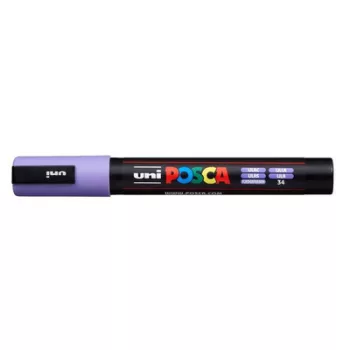   Dekormarker, 1,8-2,5 mm, UNI "Posca PC-5M", halványlila 1 db