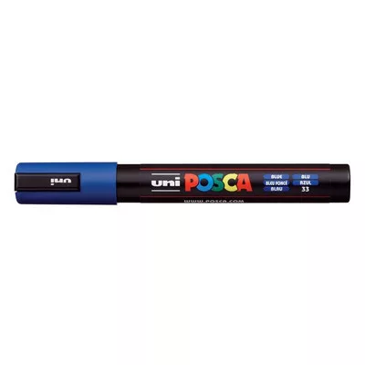 Dekormarker, 1,8-2,5 mm, UNI "Posca PC-5M", kék 1 db