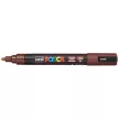 Dekormarker, 1,8-2,5 mm, UNI "Posca PC-5M", kakaó barna 1 db