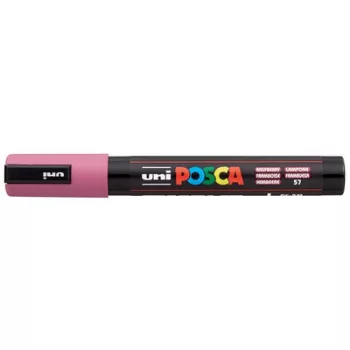   Dekormarker, 1,8-2,5 mm, UNI "Posca PC-5M", málna 1 db