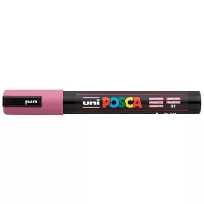 Dekormarker, 1,8-2,5 mm, UNI "Posca PC-5M", málna 1 db