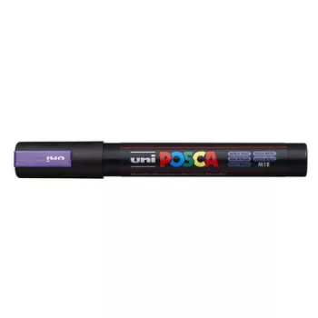   Dekormarker, 1,8-2,5 mm, UNI "Posca PC-5M", metállila 1 db
