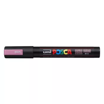   Dekormarker, 1,8-2,5 mm, UNI "Posca PC-5M", metálrózsaszín 1 db