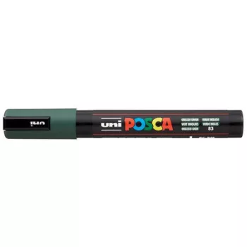   Dekormarker, 1,8-2,5 mm, UNI "Posca PC-5M", angolzöld 1 db