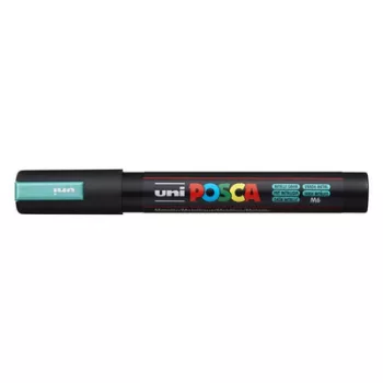   Dekormarker, 1,8-2,5 mm, UNI "Posca PC-5M", metálzöld 1 db
