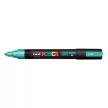 Dekormarker, 1,8-2,5 mm, UNI "Posca PC-5M", metálzöld 1 db
