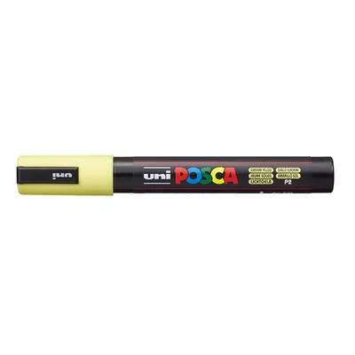 Dekormarker, 1,8-2,5 mm, UNI "Posca PC-5M", napsárga 1 db