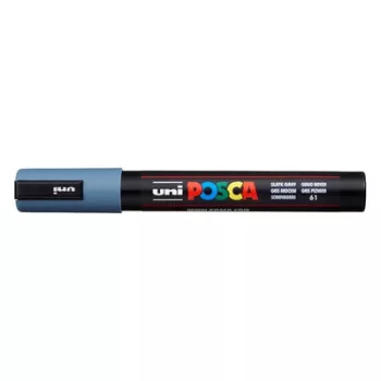   Dekormarker, 1,8-2,5 mm, UNI "Posca PC-5M", palaszürke 1 db