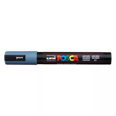 Dekormarker, 1,8-2,5 mm, UNI "Posca PC-5M", palaszürke 1 db