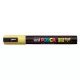 Dekormarker, 1,8-2,5 mm, UNI "Posca PC-5M", sárga 1 db