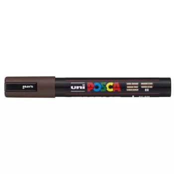   Dekormarker, 1,8-2,5 mm, UNI "Posca PC-5M", sötétbarna 1 db