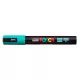 Dekormarker, 1,8-2,5 mm, UNI "Posca PC-5M", smaragdzöld 1 db