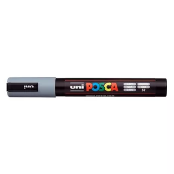   Dekormarker, 1,8-2,5 mm, UNI "Posca PC-5M", szürke 1 db