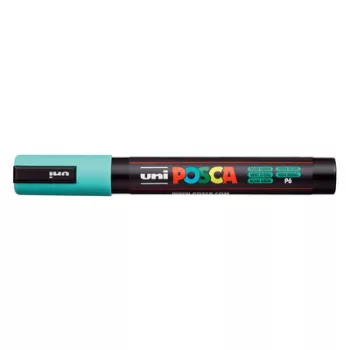   Dekormarker, 1,8-2,5 mm, UNI "Posca PC-5M", tengerzöld 1 db