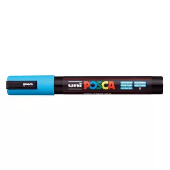   Dekormarker, 1,8-2,5 mm, UNI "Posca PC-5M", világoskék 1 db