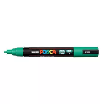   Dekormarker, 1,8-2,5 mm, UNI "Posca PC-5M", zöld 1 db