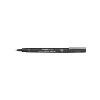 Rajzmarker, 0,4 mm, UNI PIN, fekete 1 db